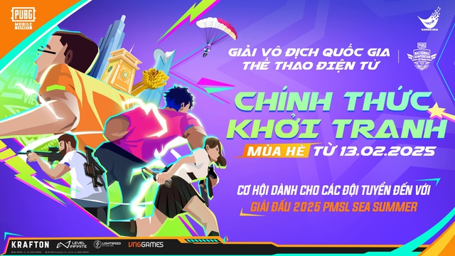 VNGGames và VIRESA hợp tác tổ chức Giải Vô địch Quốc gia PUBG Mobile 2025 (PMNC 2025)