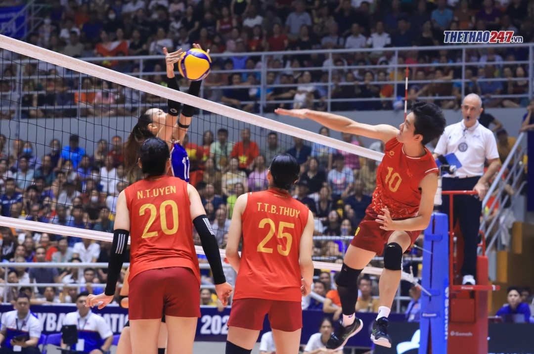 Bích Tuyền tỏa sáng, giúp bóng chuyền nữ Việt Nam bảo vệ ngôi vương AVC Nations Cup 2025 và thăng hạng thế giới