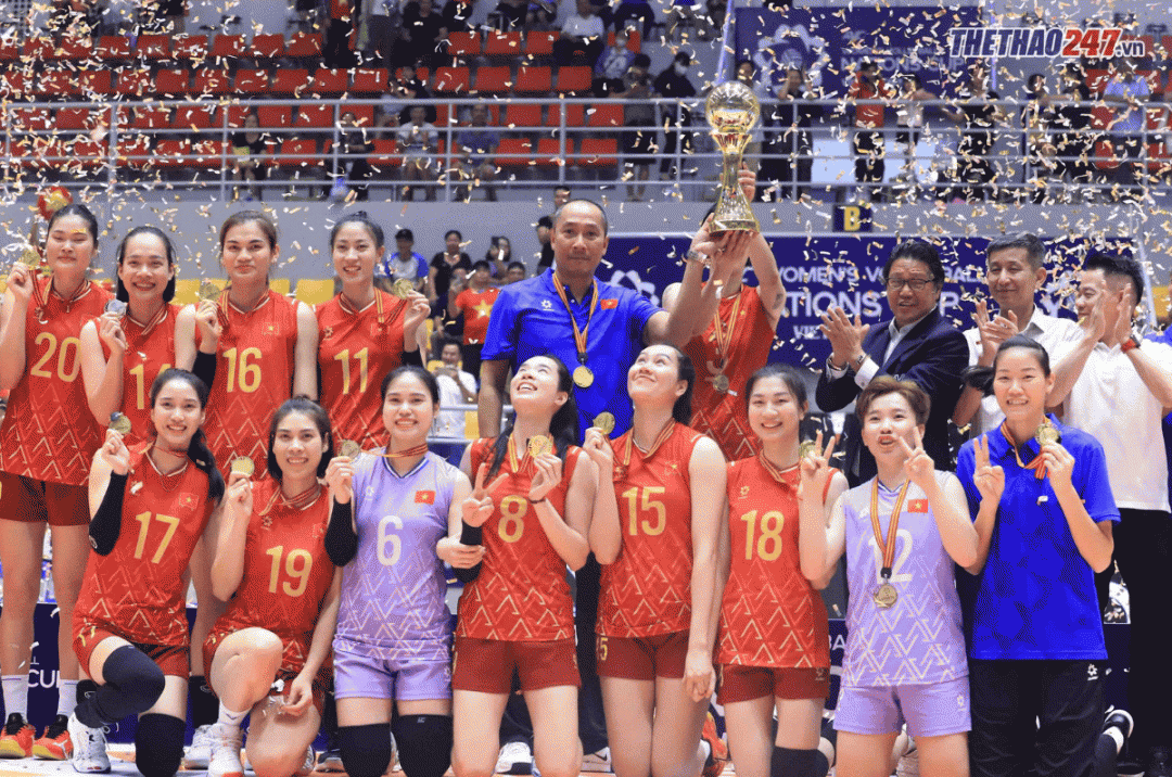 Bóng chuyền nữ Việt Nam: Ba lần liên tiếp vô địch AVC Nations Cup 2025, khẳng định vị thế trên trường quốc tế