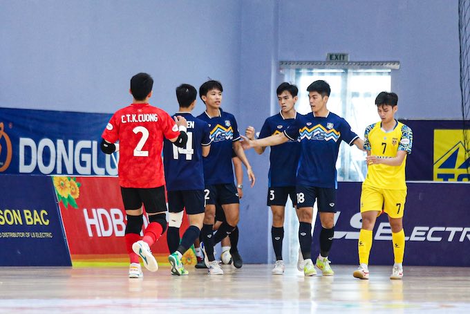 Vòng 12 Giải Futsal Hạng Nhất Quốc Gia: Thái Sơn Nam Vững Chắc Ngôi Đầu, Tân Hiệp Hưng Ghi Thêm 3 Điểm