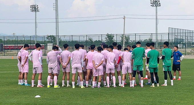 U16 Việt Nam đối đầu U16 Trung Quốc: Thử thách lớn tại CFA Team China 2025