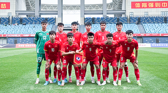 U16 Việt Nam đối đầu U16 Trung Quốc: Thử thách lớn tại CFA Team China 2025