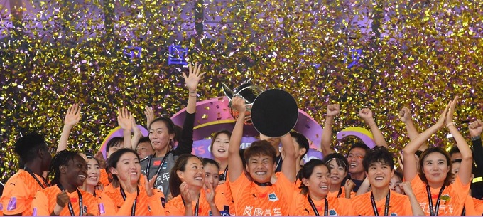Wuhan Jiangda đăng quang vô địch Giải nữ CLB châu Á 2024/25