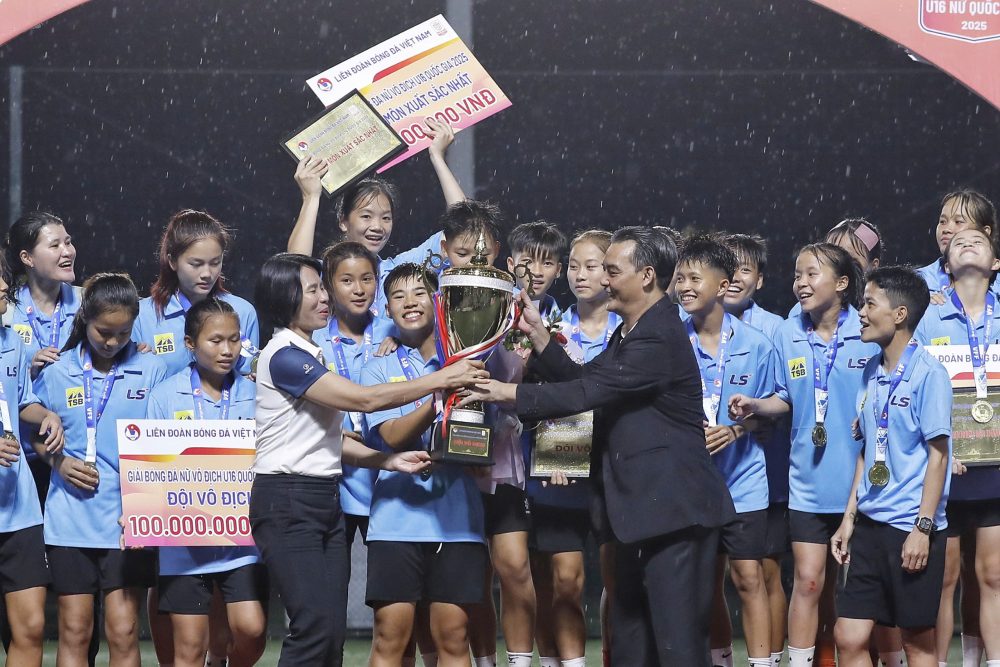 Hà Nội đăng quang vô địch U16 nữ Quốc gia 2025