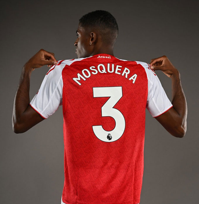 Arsenal chính thức chiêu mộ tài năng trẻ Mosquera, bổ sung sức mạnh hàng thủ