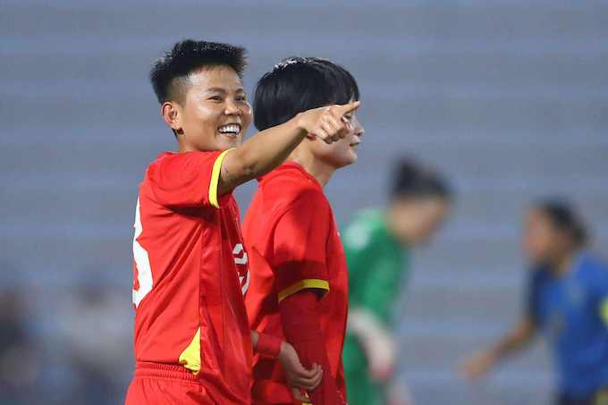 Tuyển nữ Việt Nam thắng đậm Guam 4-0, dẫn đầu bảng E vòng loại Asian Cup 2026