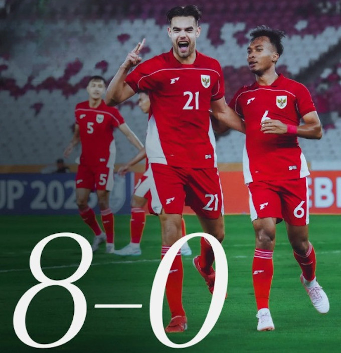 U23 Indonesia Đại Thắng U23 Brunei 8-0, Raven lập cú sáu bàn thắng