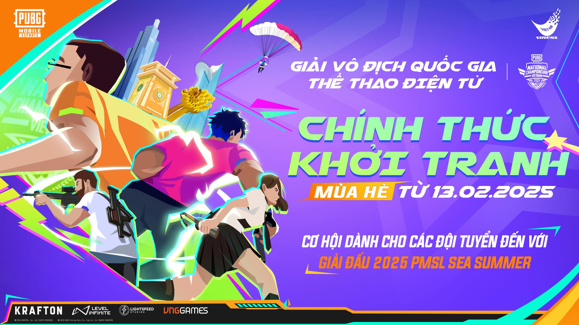 Giải Vô địch Quốc gia PUBG Mobile 2025 khai mạc
