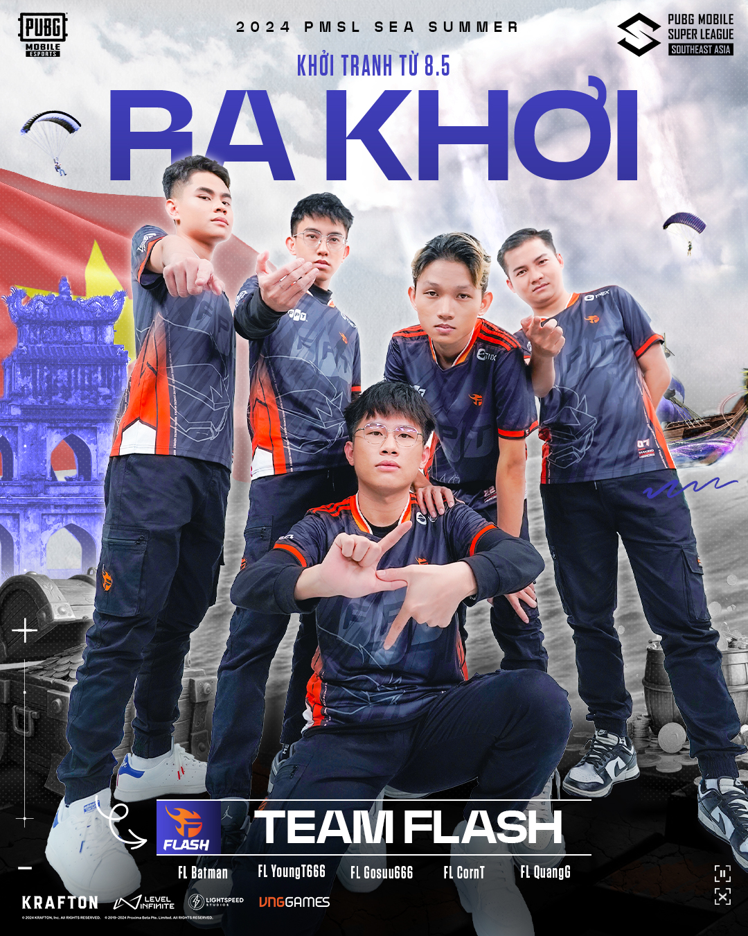 Cảnh thi đấu PUBG Mobile
