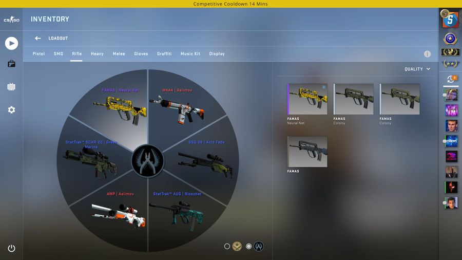 Ảnh cập nhật giao diện CS:GO