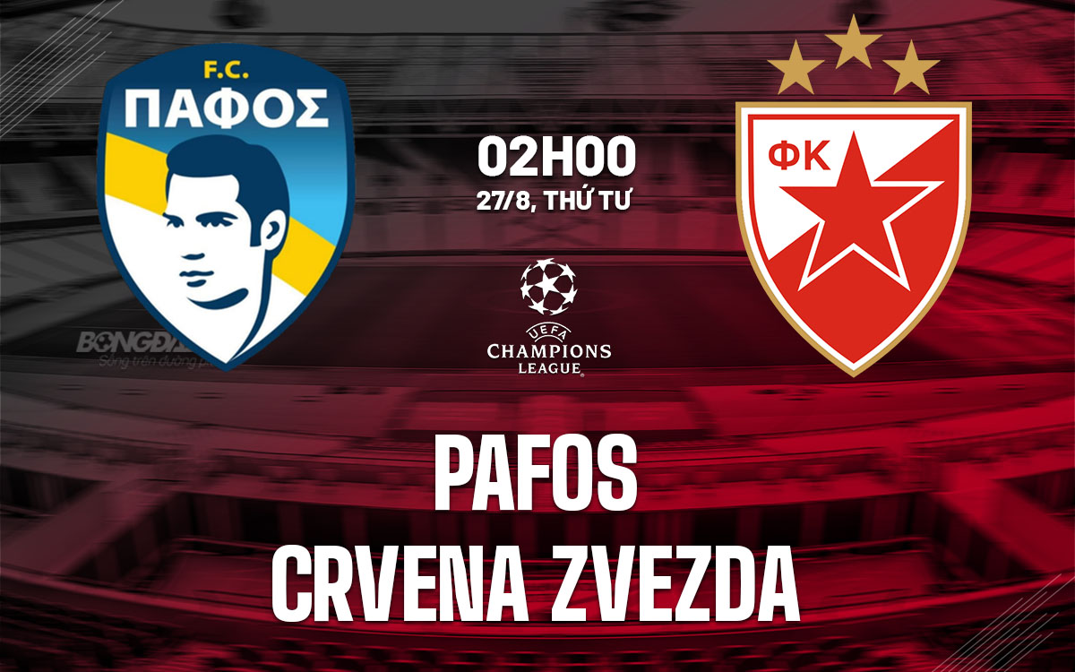 Phân tích trận đấu Pafos vs Crvena Zvezda