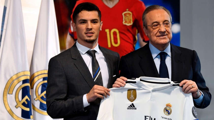 Brahim Diaz trong buổi tập luyện cùng Real Madrid