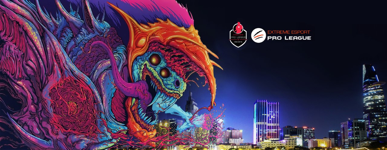 Cảnh game thủ thi đấu CS:GO