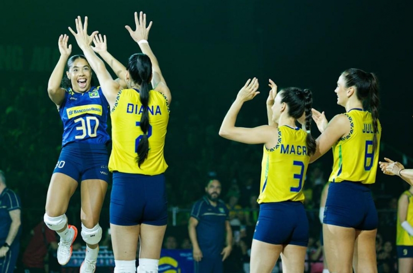 Brazil thắng set 1