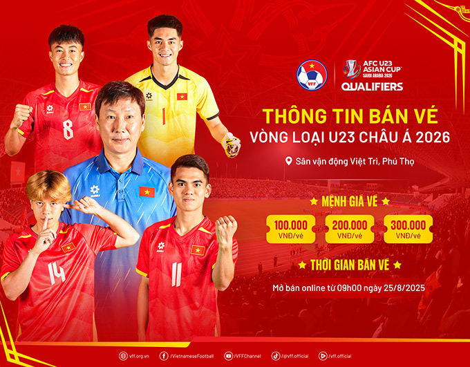 Các cầu thủ U23 Việt Nam tập luyện
