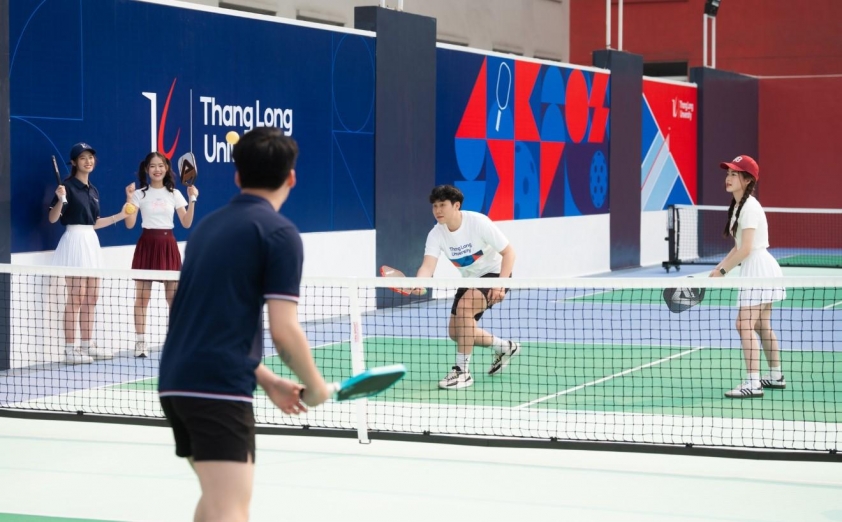 Sân pickleball trường Đại học Thăng Long