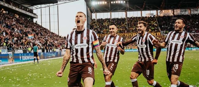 St Pauli đang đứng thứ 4 trên bảng xếp hạng