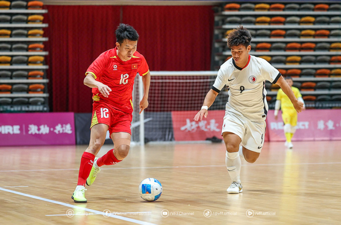 Minh Quang trong một trận đấu