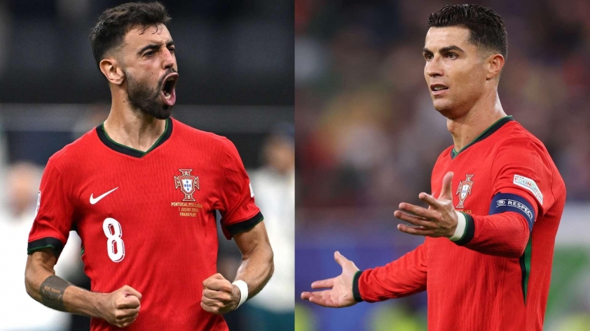 Ronaldo và Bruno Fernandes