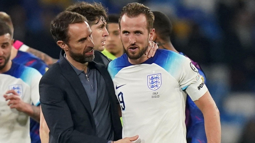 Southgate và Harry Kane