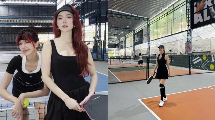 Phong cách thời trang chơi pickleball của Minh Hằng