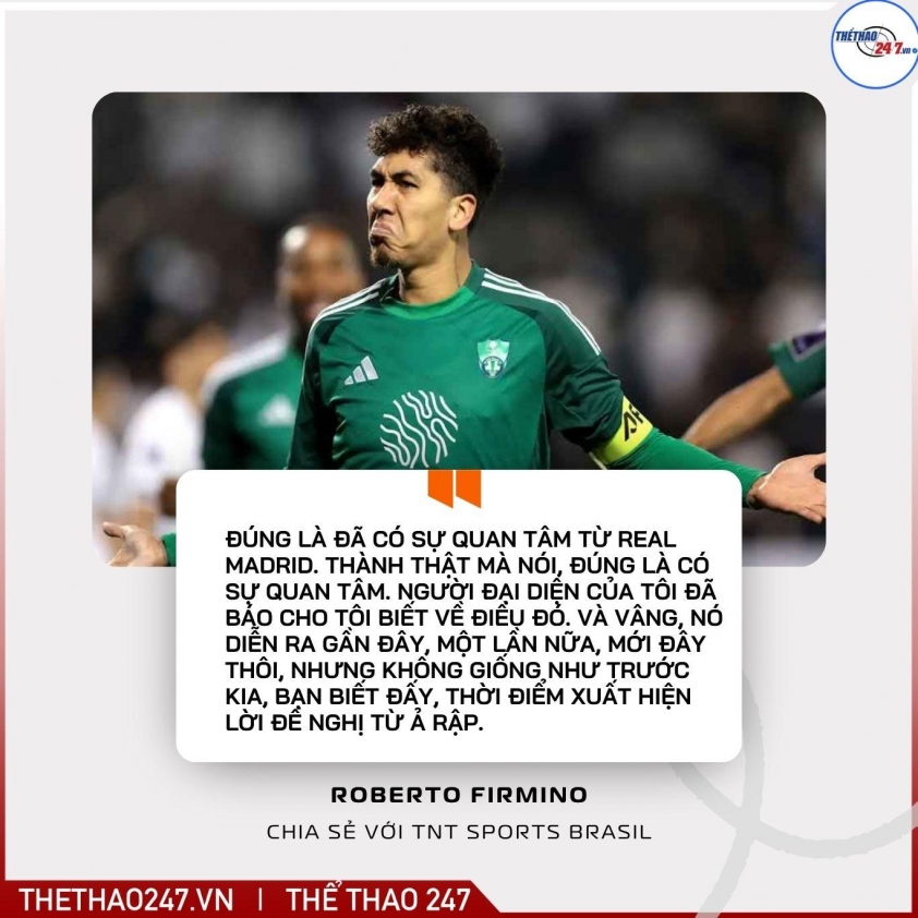 Roberto Firmino bên ngoài sân cỏ