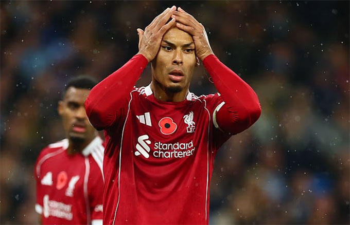 Virgil van Dijk thi đấu dưới phong độ