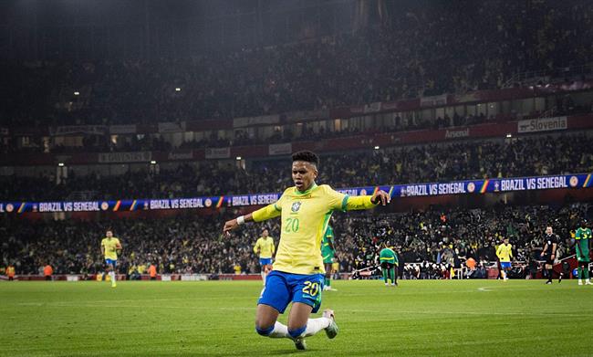 Estevao tỏa sáng trong chiến thắng của ĐT Brazil