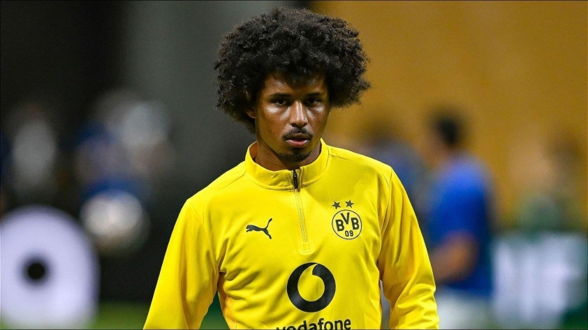 Karim Adeyemi trong màu áo Borussia Dortmund
