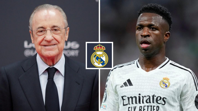 Florentino Perez quyết định tương lai Vinicius Florentino Perez là người quyết định tương lai của Vinicius