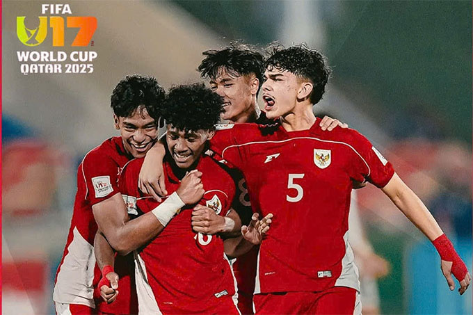 U17 Indonesia đã kiếm được những điểm số đầu tiên ở U17 World Cup U17 Indonesia tại U17 World Cup