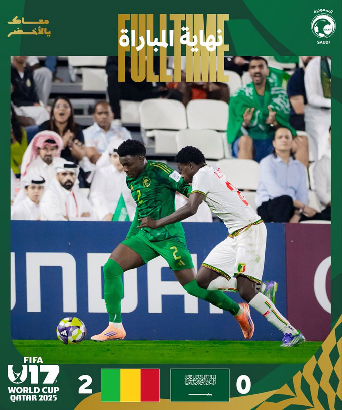 Trận đấu cuối bảng L tại U17 World Cup Cầu thủ Mali ăn mừng bàn thắng trong trận đấu với Saudi Arabia