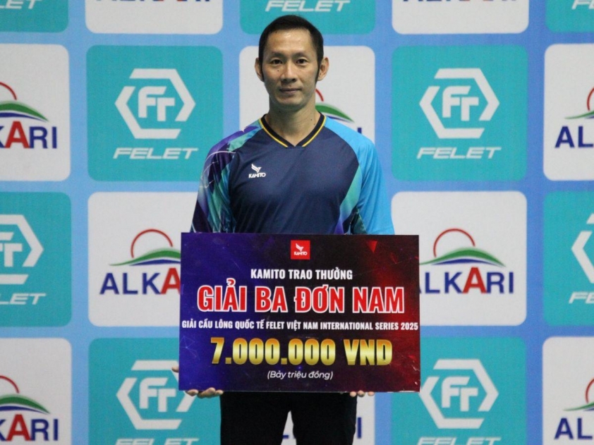 Nguyễn Tiến Minh lọt top 4 giải FELET Vietnam International Series 2025 kết thúc cuối tuần qua.