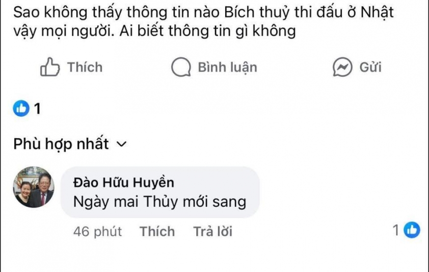 Trần Thị Bích Thủy chuẩn bị lên đường sang Nhật Bản