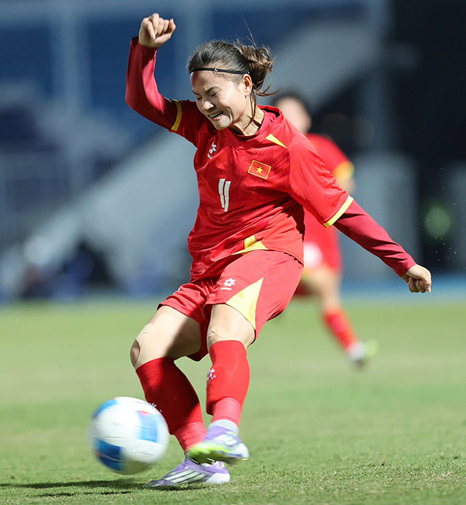 Thái Thị Thảo toà sáng với hat-trick - Ảnh: Đức Cường Thái Thị Thảo toà sáng với hat-trick