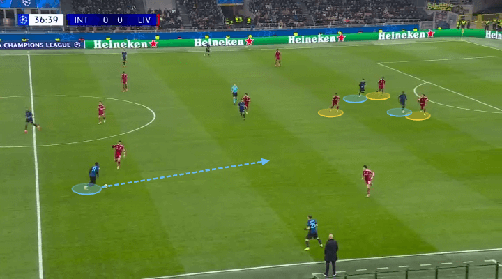 Bisseck gây sóng gió trước khung thành Liverpool