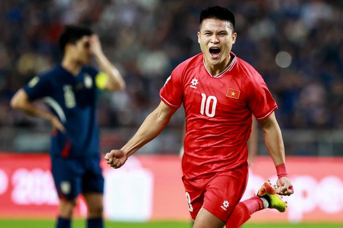Tuấn Hải tỏa sáng trong trận chung kết lượt về AFF Cup 2024 trên đất Thái Lan. Phạm Tuấn Hải ghi bàn trong trận chung kết AFF Cup