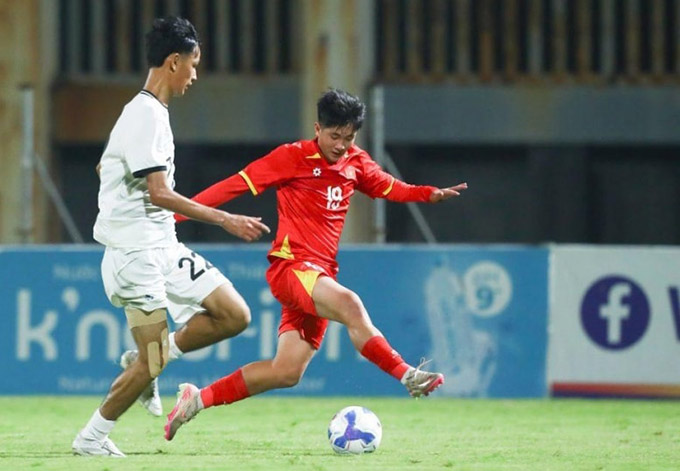 Mạnh Quân ghi 29 bàn trong 3 giải đấu ở năm 2025 - Ảnh: VFF Mạnh Quân ghi 29 bàn trong 3 giải đấu năm 2025