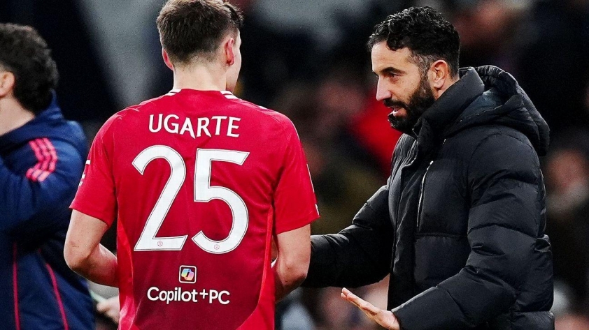 Ruben Amorim có lẽ đã quá chán nản với trường hợp của Ugarte