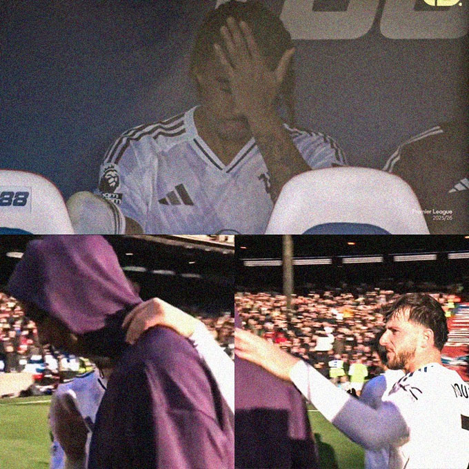 Mason Mount động viên đồng đội Leny Yoro