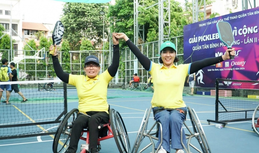 Môi trường tập luyện bền vững cho VĐV para Giải Pickleball xây dựng hệ thống huấn luyện bền vững
