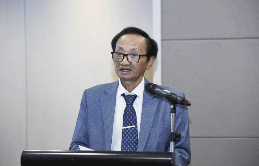 Tổng Thư ký Ủy ban Paralympic phát biểu tại sự kiện Ông Trần Đức Thọ phát biểu